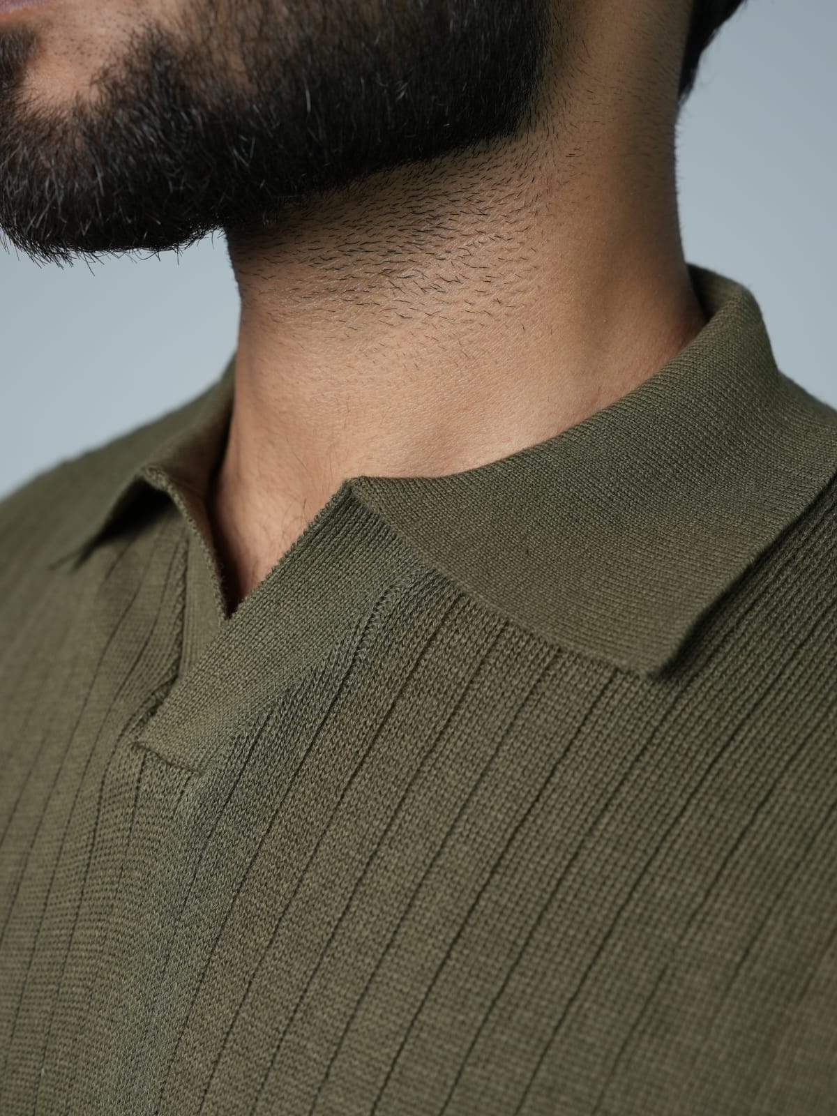 Knitted Drop Needle POLO Shirts