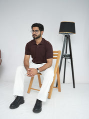 Knitted Drop Needle POLO Shirts